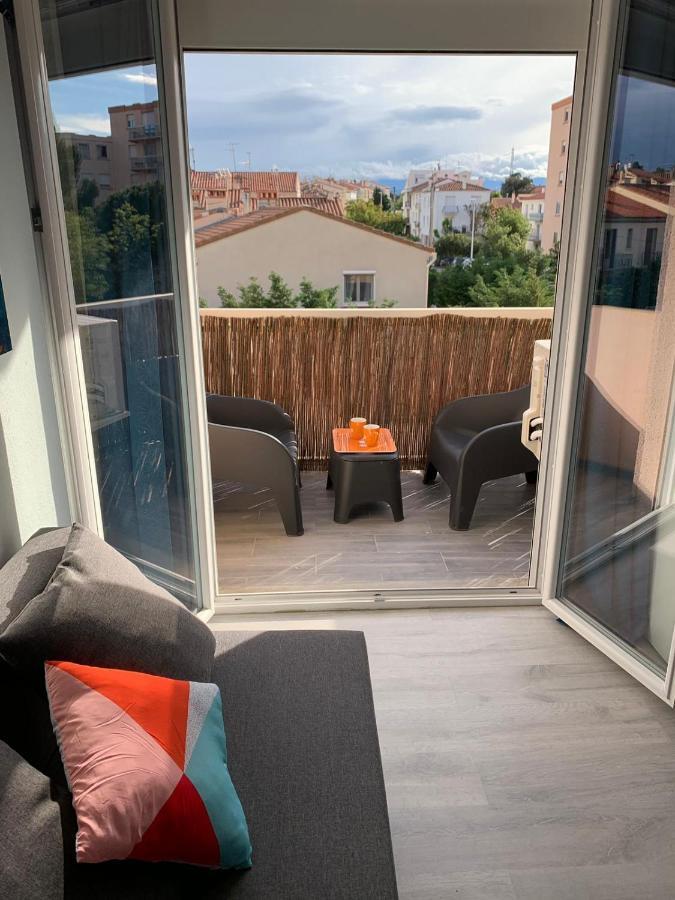 Charmant Studio Avec Climatisation Et Parking Perpignan Exterior foto